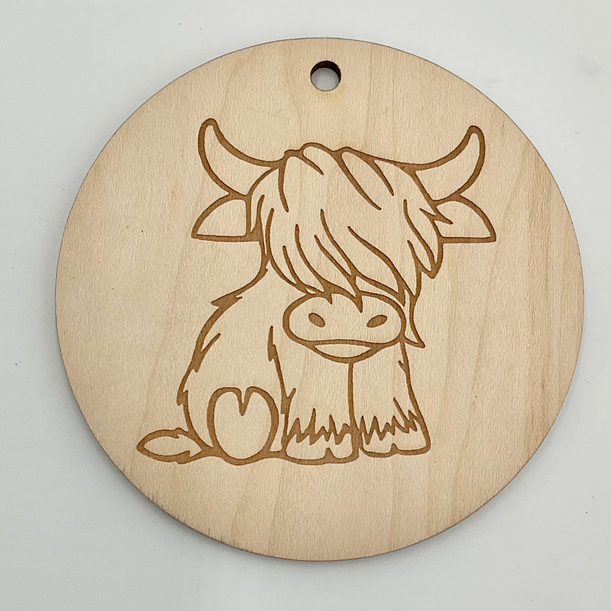 Wooden Disc Embellishment