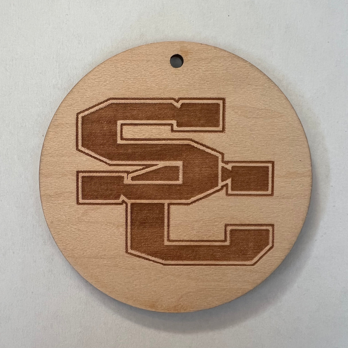 Wooden Disc Embellishment
