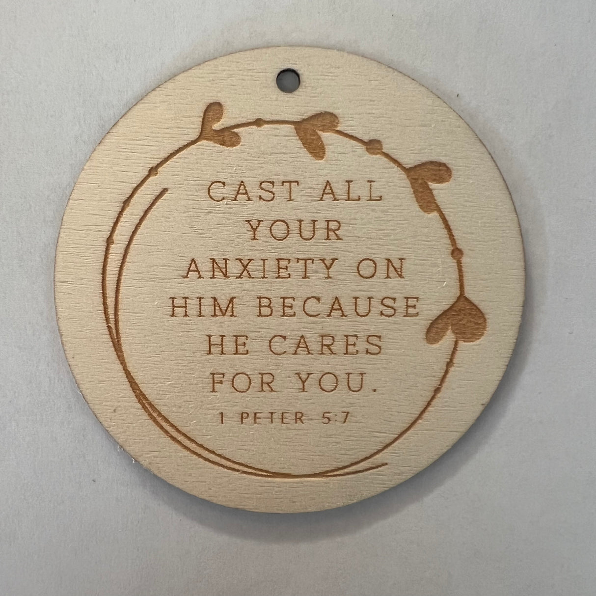 Wooden Disc Embellishment