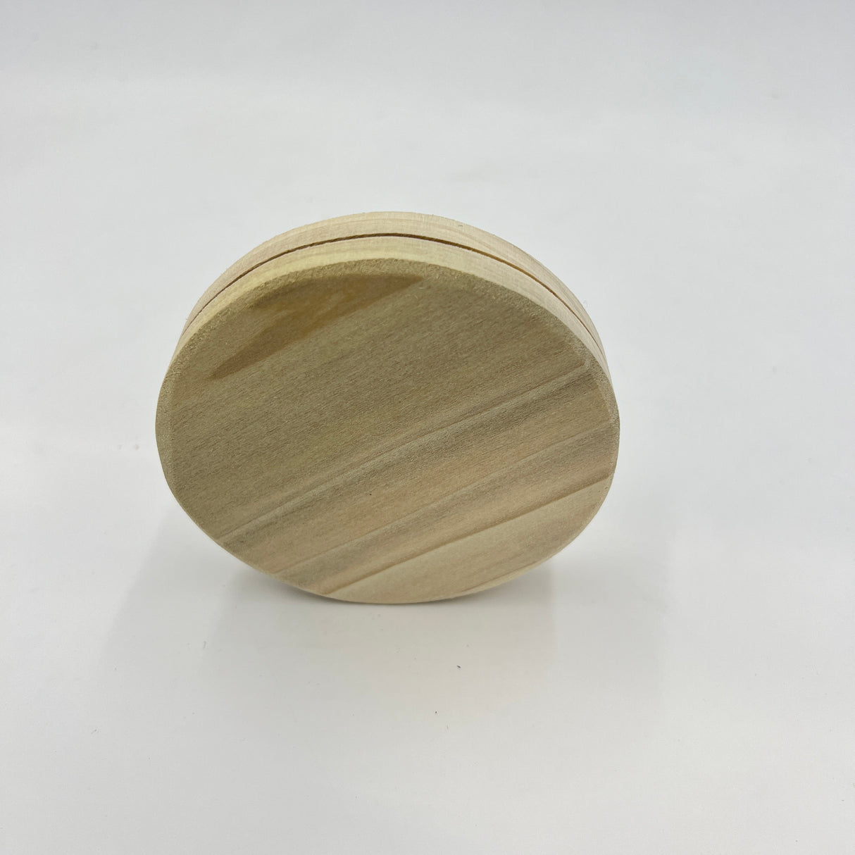 4" Round Slotted Hardwood Base