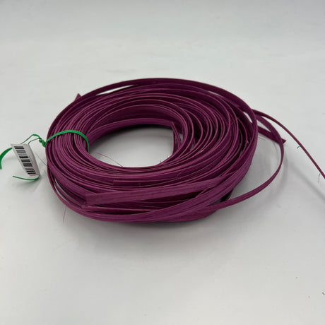 Violet - 1/4" Flat - Dyed Reed (1/4 lb coil)