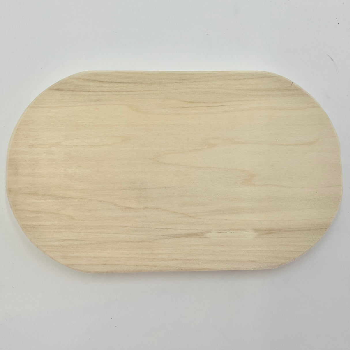 6" x 10" Oblong Slotted Hardwood Base
