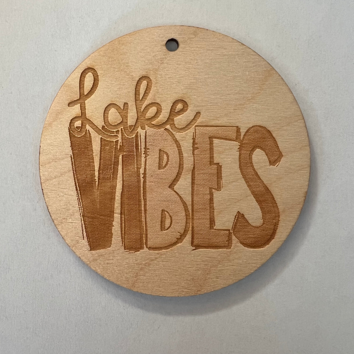 Wooden Disc Embellishment