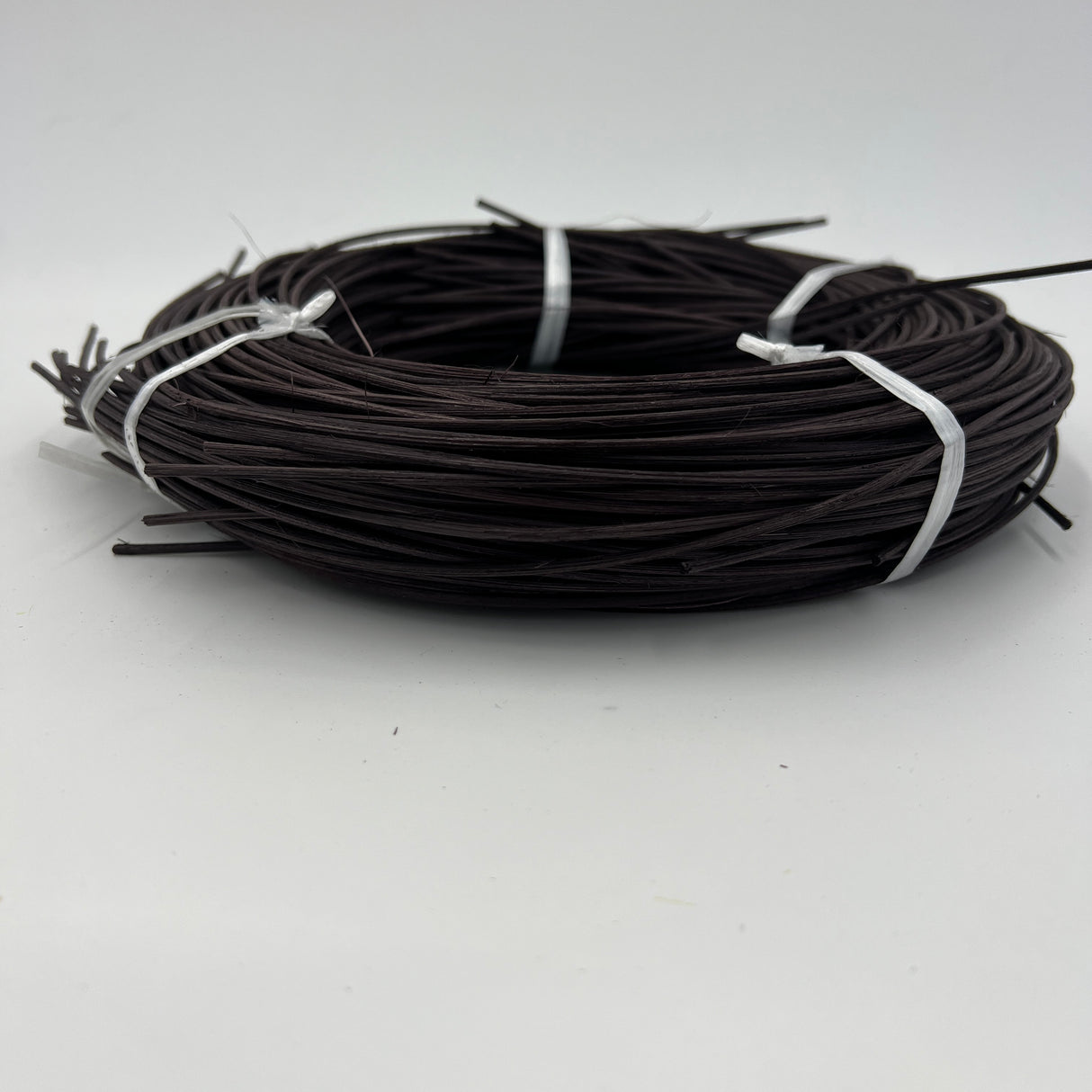 Dark Brown - #3 Round - Dyed Reed (1/2 lb coil)