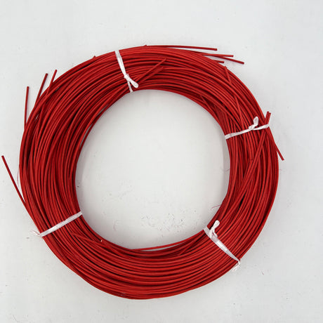 Tomato Red - #3 Round - Dyed Reed (1/2 lb coil)