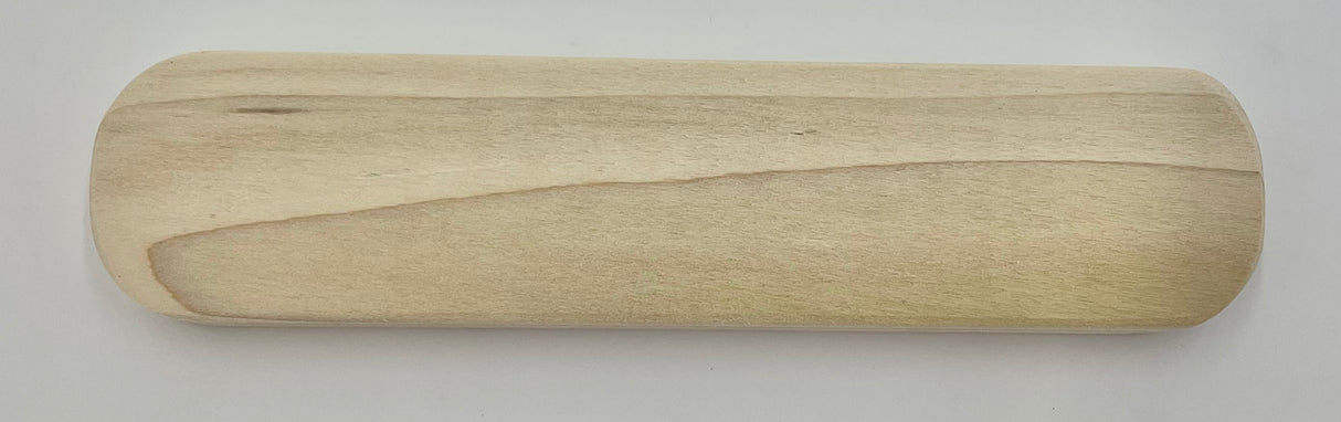 2" x 9" Oblong Slotted Hardwood Base