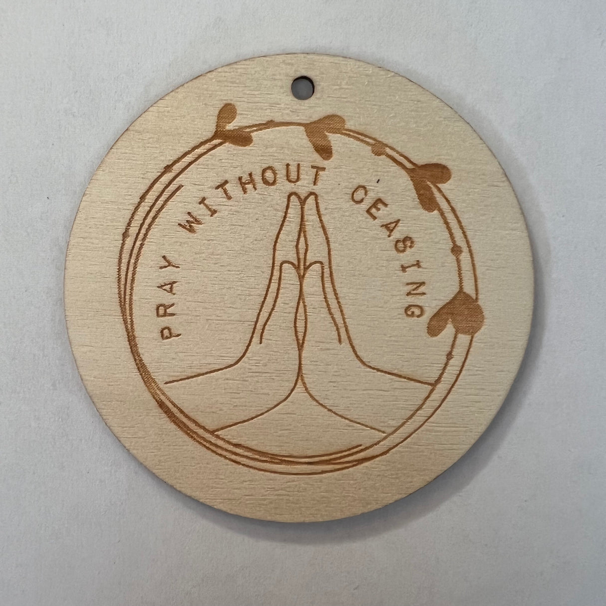 Wooden Disc Embellishment