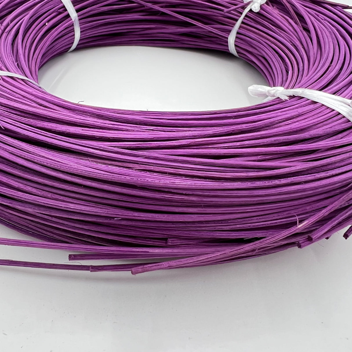 Aubergine - #2 Round - Dyed Reed (1/2 lb coil)
