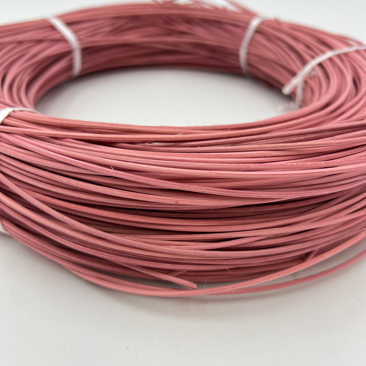 Dusty Rose - #2 Round - Dyed Reed (1/2 lb coil)