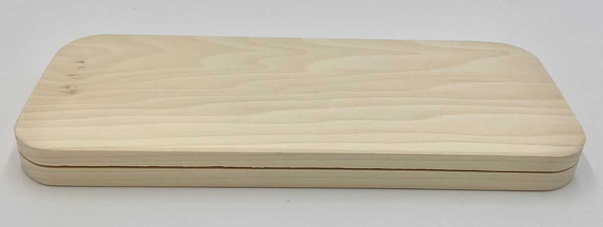 4" x 10" Rectangular Slotted Hardwood Base