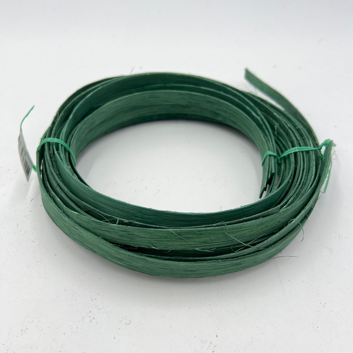 Jade Green - 1/2" Flat - Dyed Reed (1/4 lb coil)