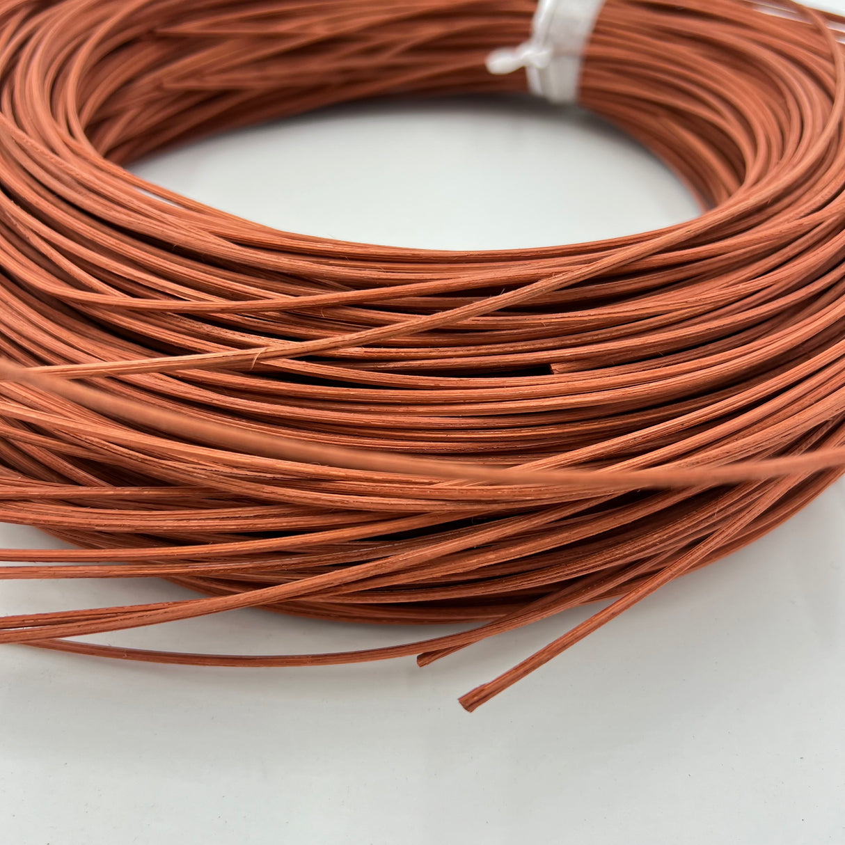 Rust Brown - #2 Round - Dyed Reed (1/2 lb coil)