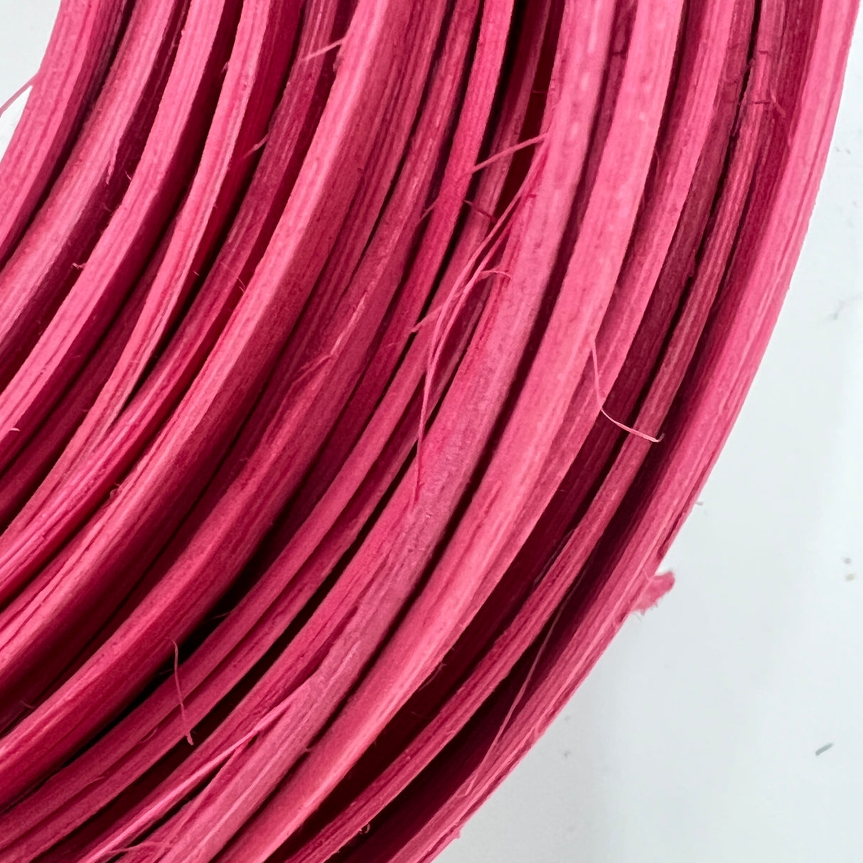 Honeysuckle - 1/4" Flat - Dyed Reed (1/4 lb coil)
