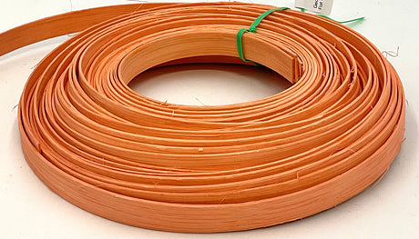 Georgia Peach - 1/2" Flat - Dyed Reed (1/4 lb coil)