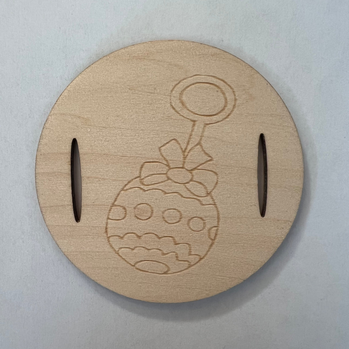 Wooden Disc Embellishment