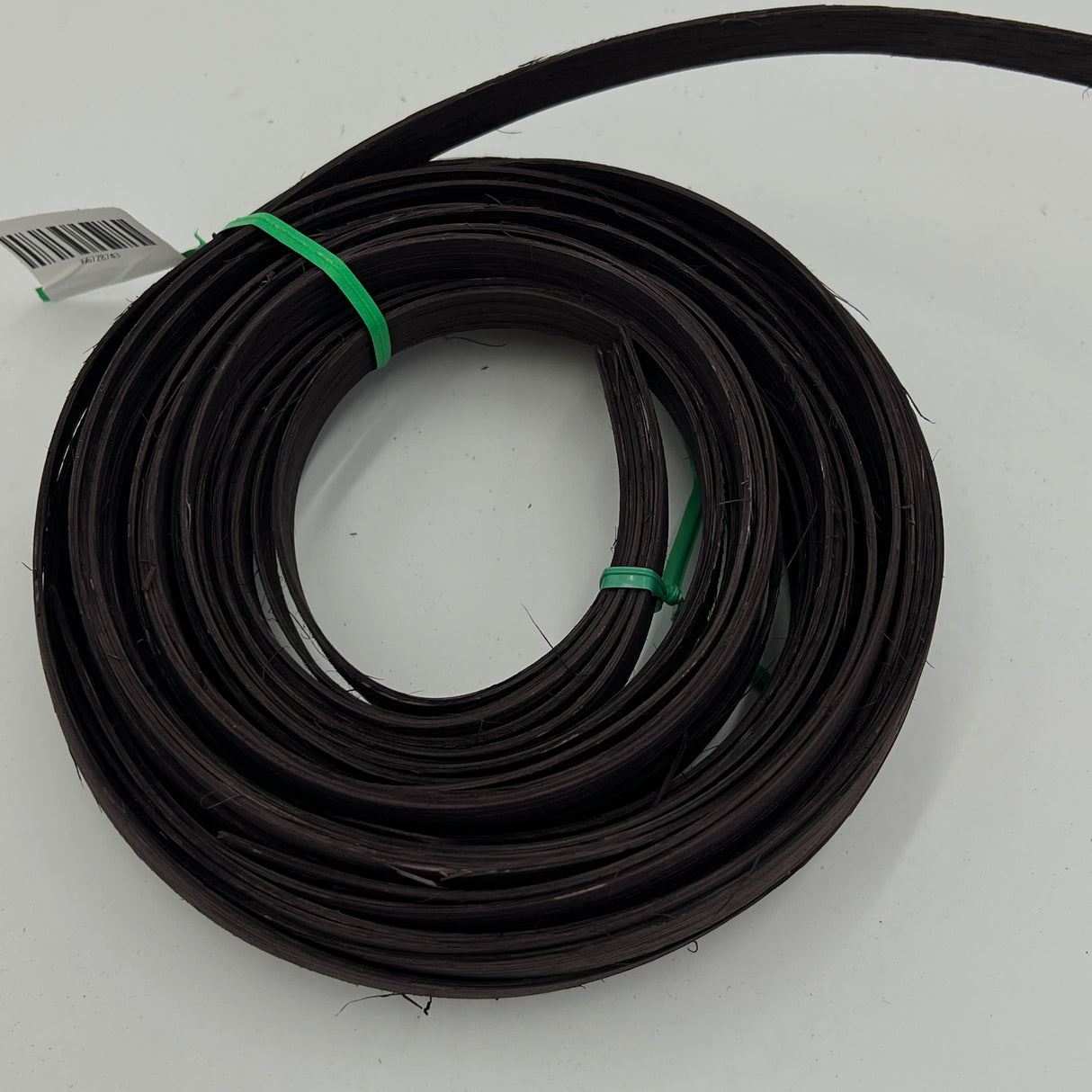 Dark Brown - 1/2" Flat - Dyed Reed (1/4 lb coil)