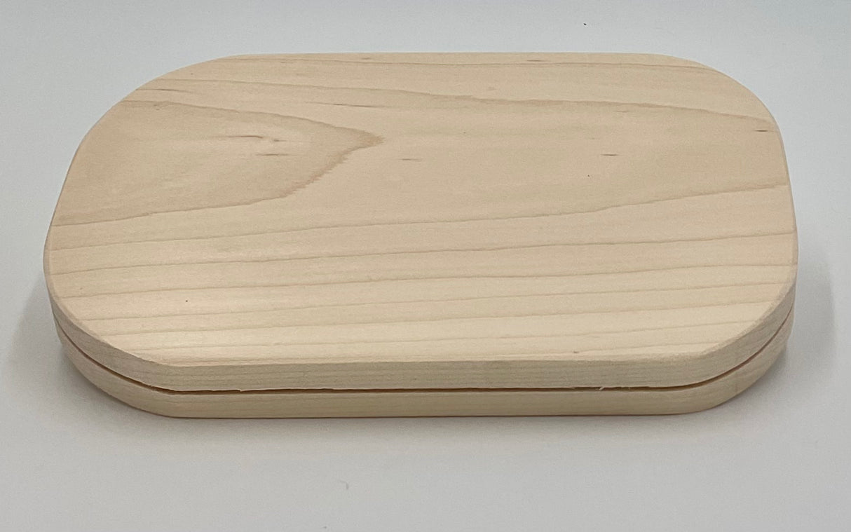 5" x 8" Oblong Slotted Hardwood Base