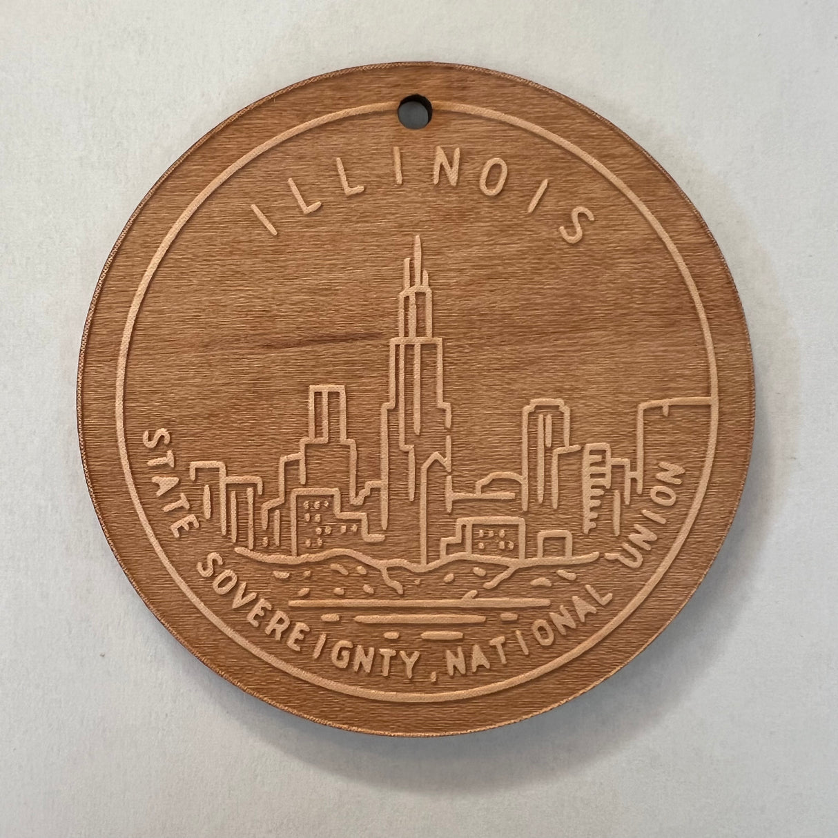 Wooden Disc Embellishment