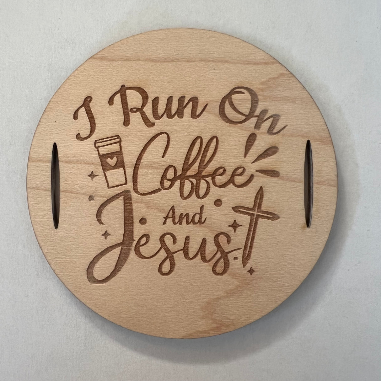 Wooden Disc Embellishment