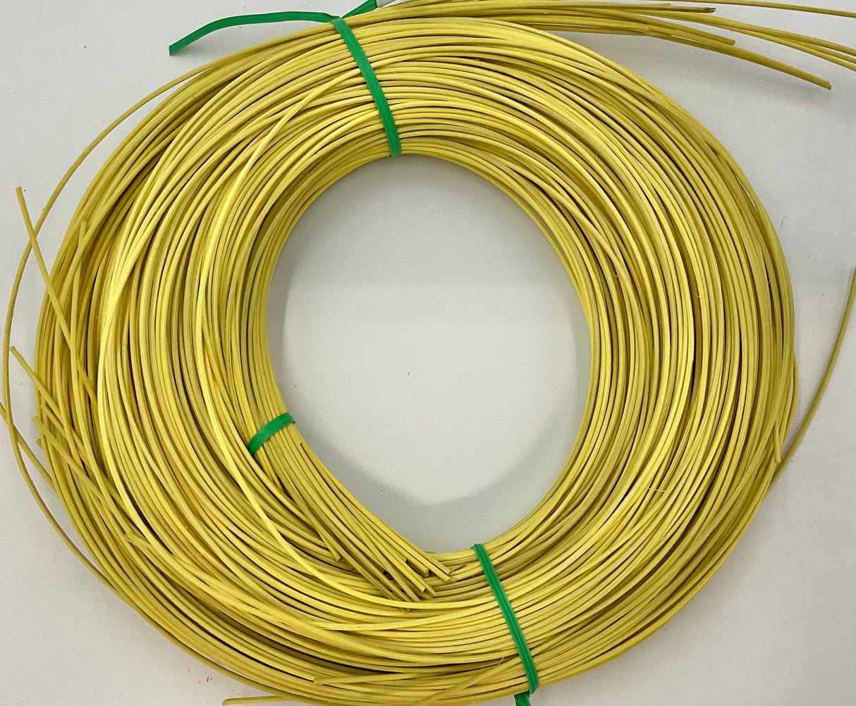 Lemon Yellow - #2 Round - Dyed Reed (1/2 lb coil)