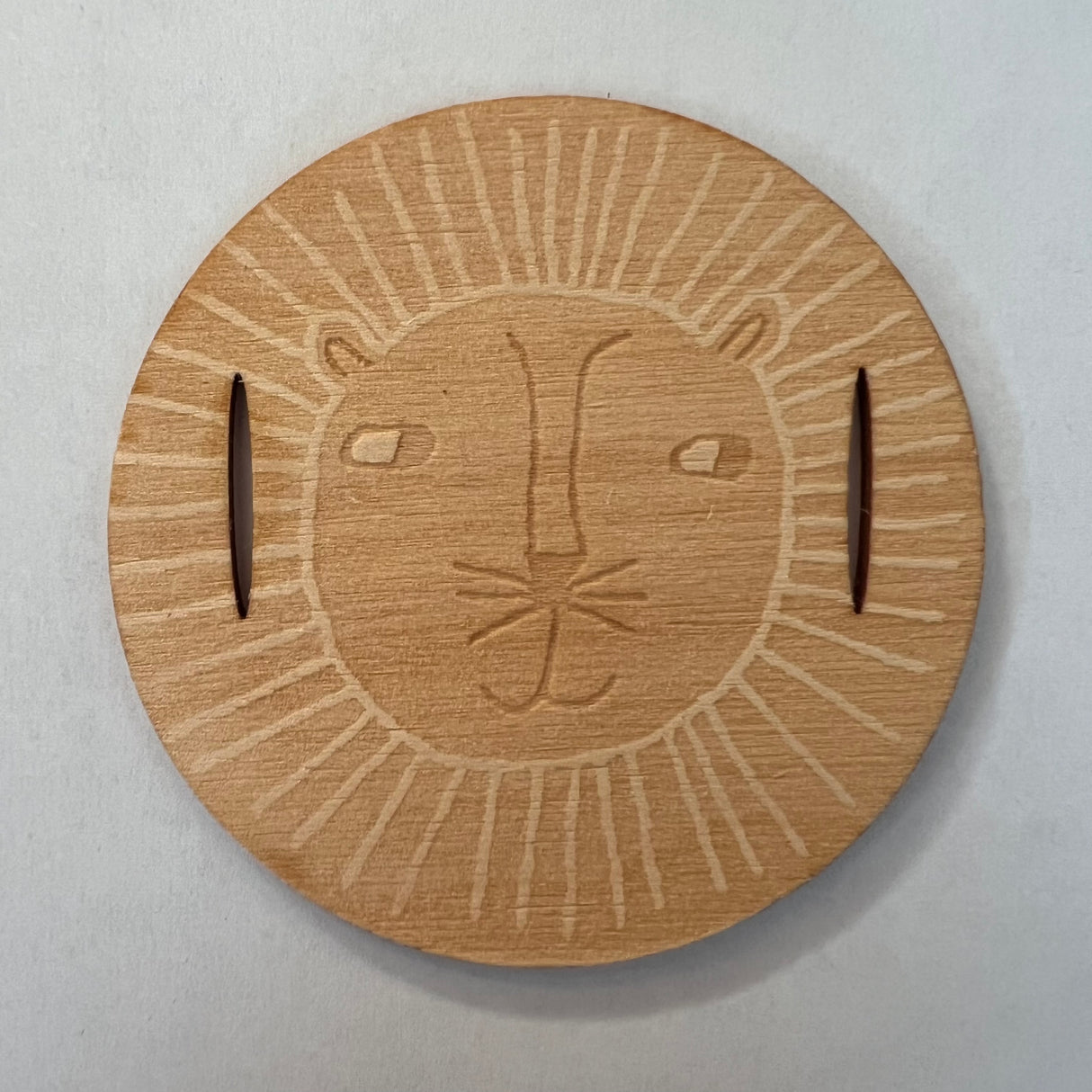 Wooden Disc Embellishment