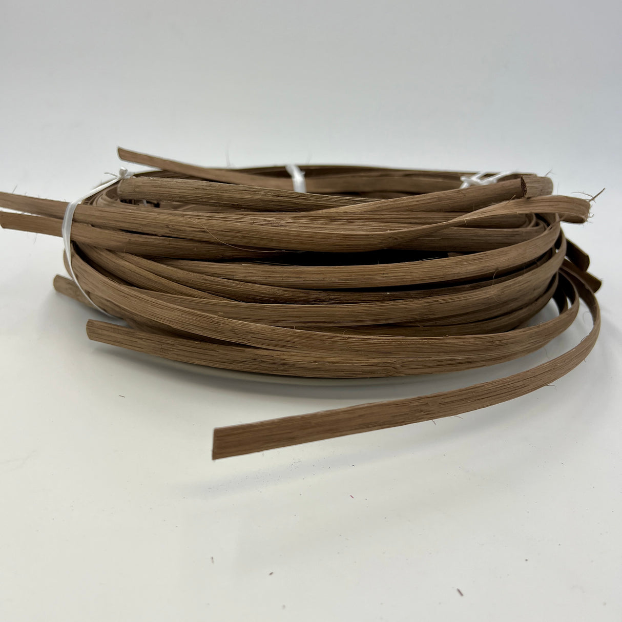 Taupe - 3/8" Flat Oval - Dyed Reed (by the pound)