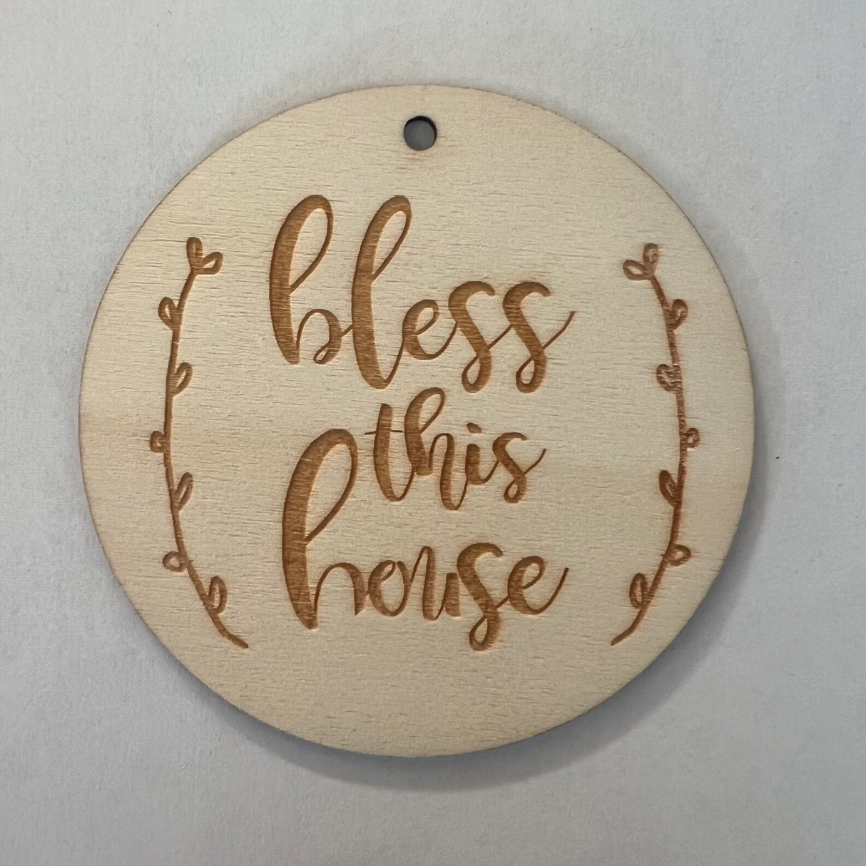 Wooden Disc Embellishment