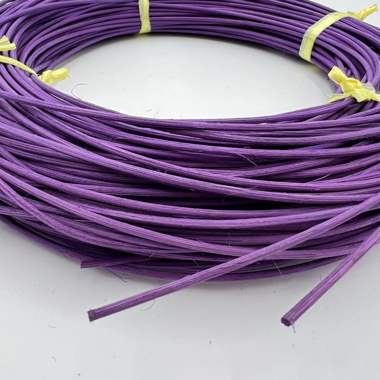 Purple - #3 Round - Dyed Reed (1/2 lb coil)