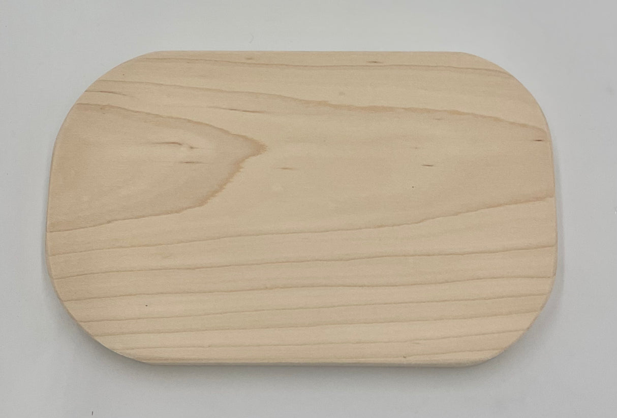 5" x 8" Oblong Slotted Hardwood Base