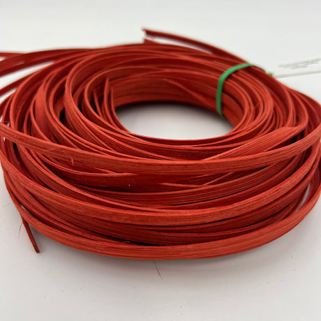 Paprika - 1/4" Flat - Dyed Reed (1/4 lb coil)