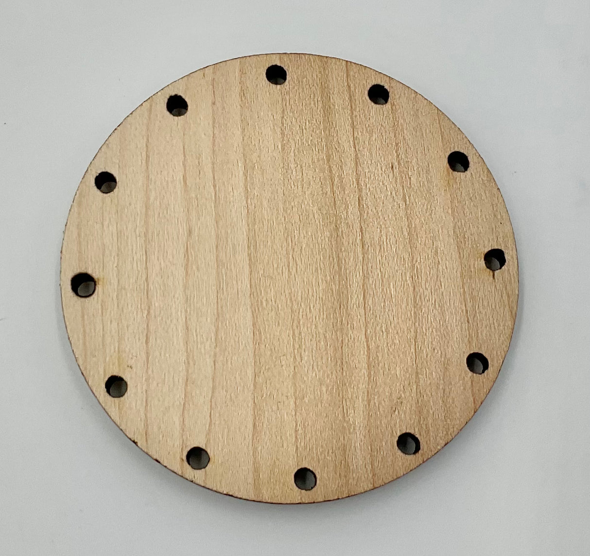 2.5" Round Drilled Base with 12 Holes