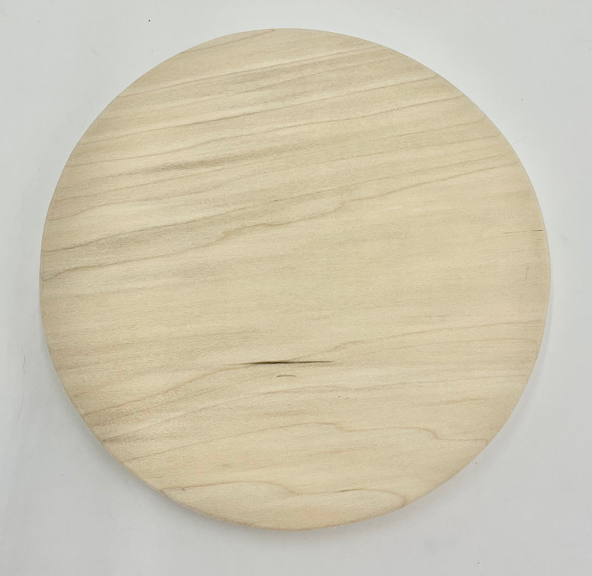 8" Round Slotted Hardwood Base