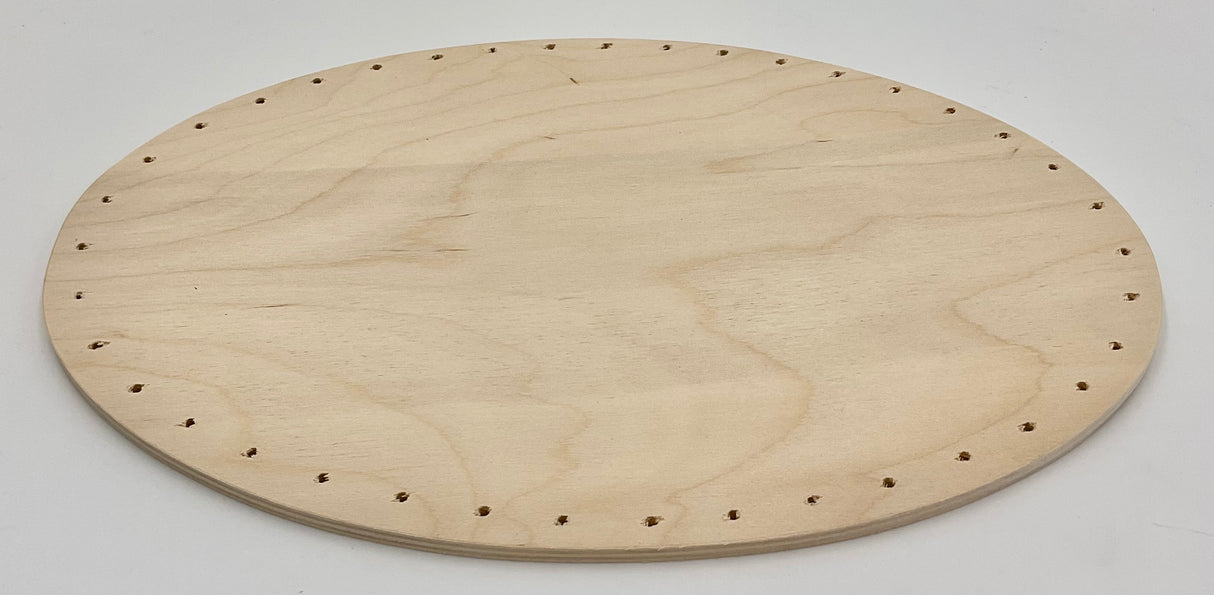 8" x 12" Oval Drilled Base with 39 Holes