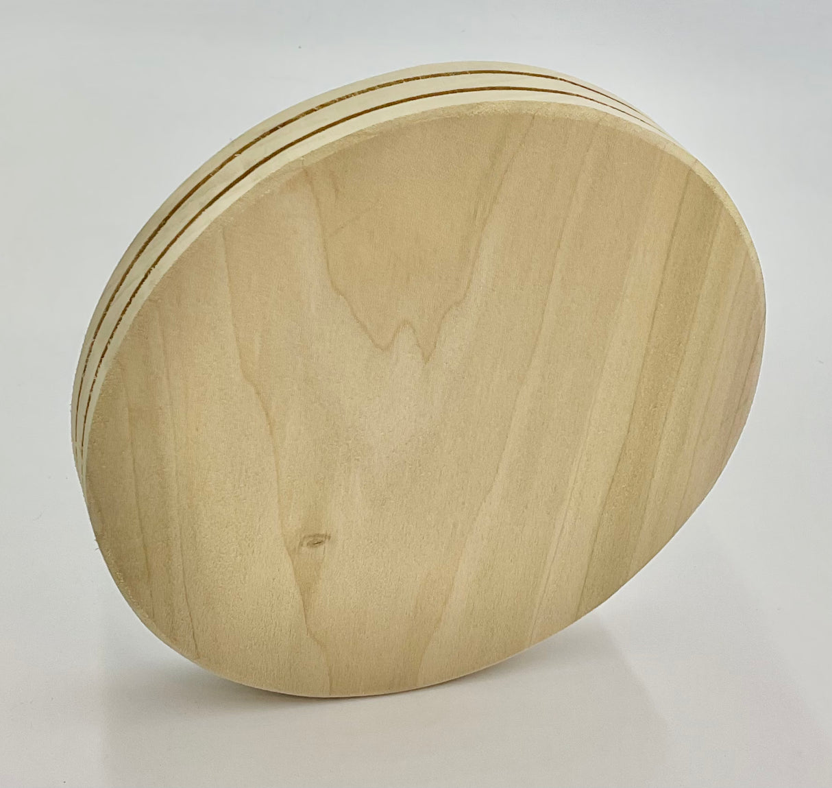 6" Round Double-Slotted Hardwood Base
