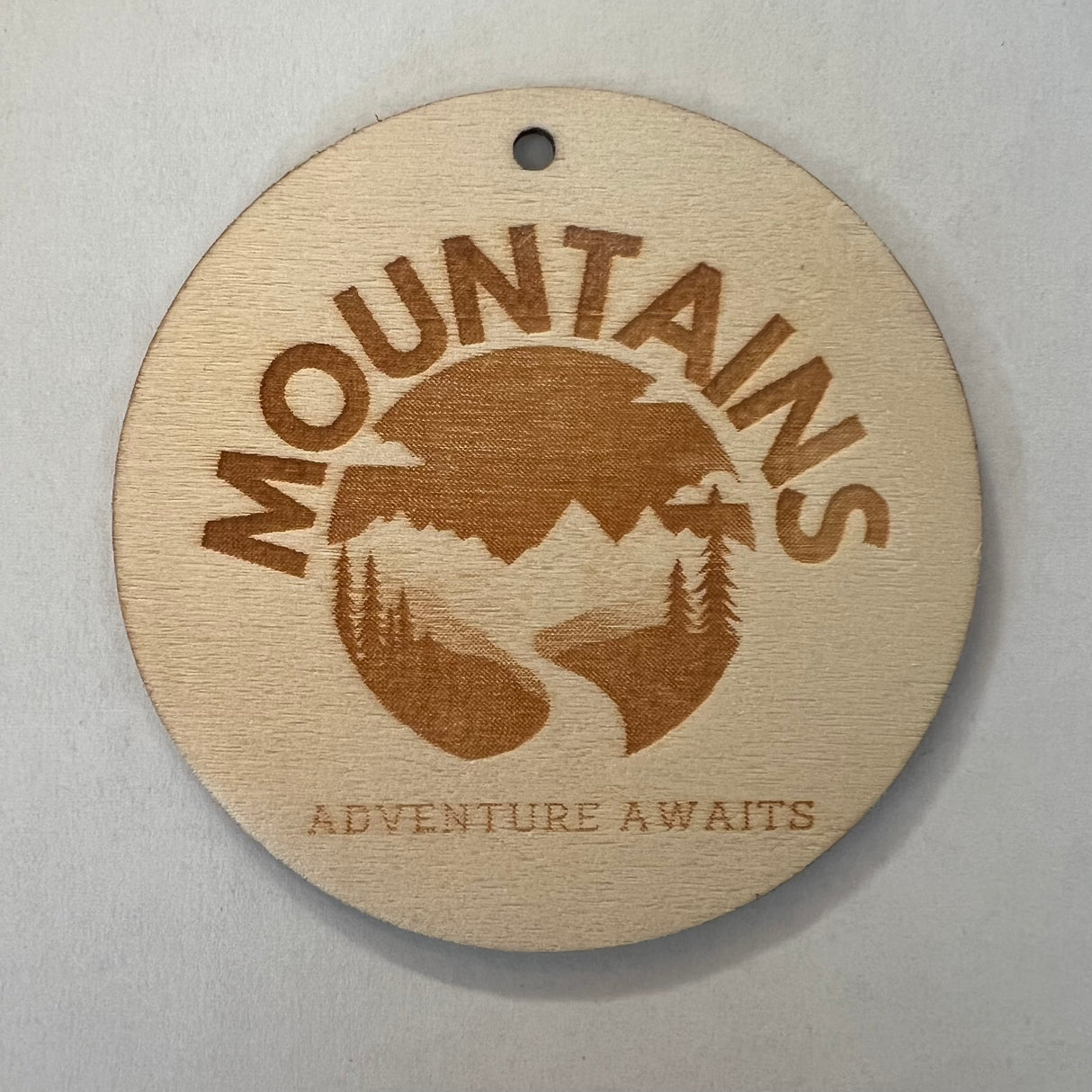 Wooden Disc Embellishment