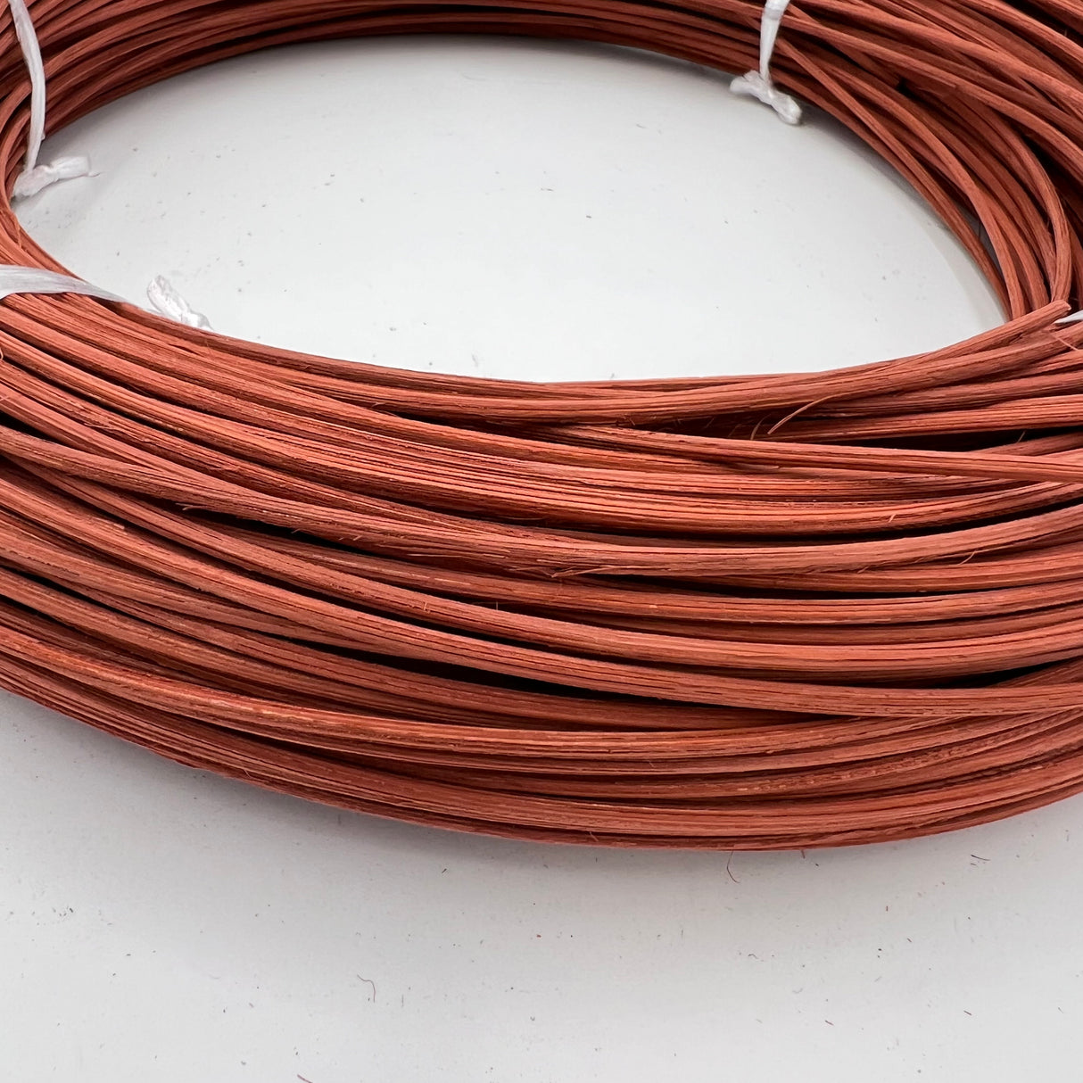 Rust Brown - #3 Round - Dyed Reed (1/2 lb coil)