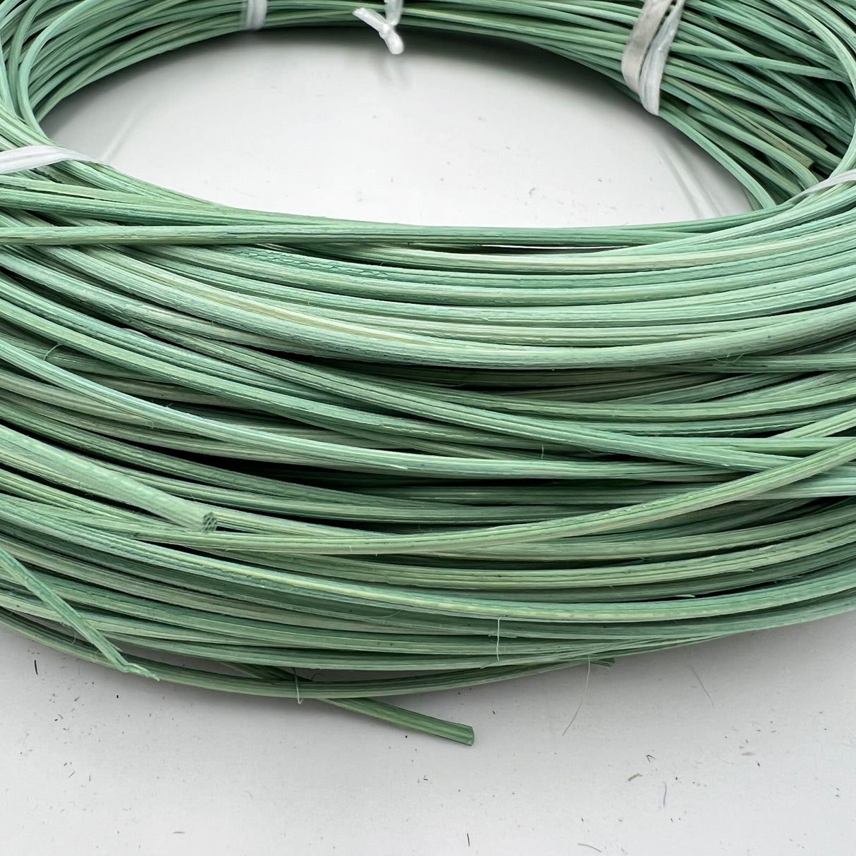 Sage Green - #2 Round - Dyed Reed (1/2 lb coil)