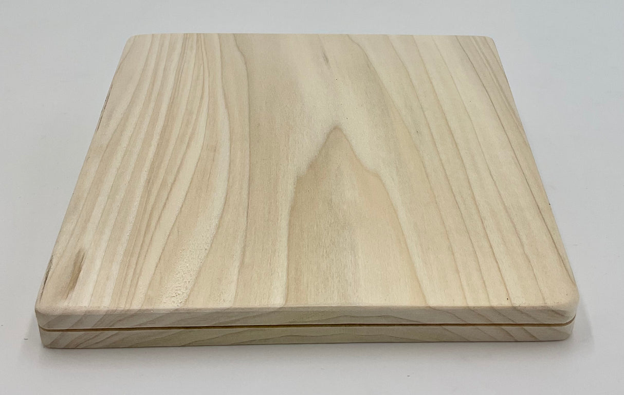 8" x 8" Square Slotted Hardwood Base