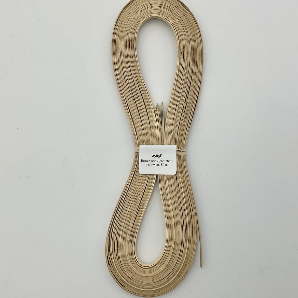 Brown Ash Splint 3/16 inch wide, 50 ft.