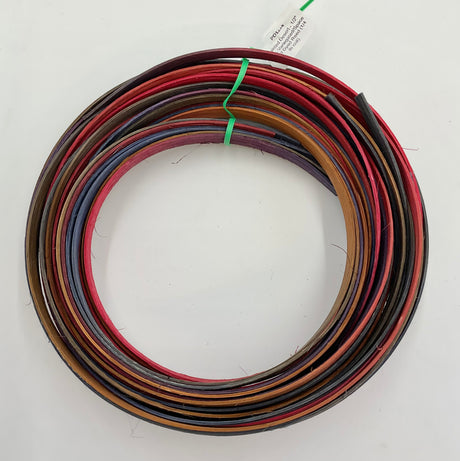 Painted Desert - 1/2" Flat - Variegated/Space Dyed Dyed Reed (1/4 lb coil)