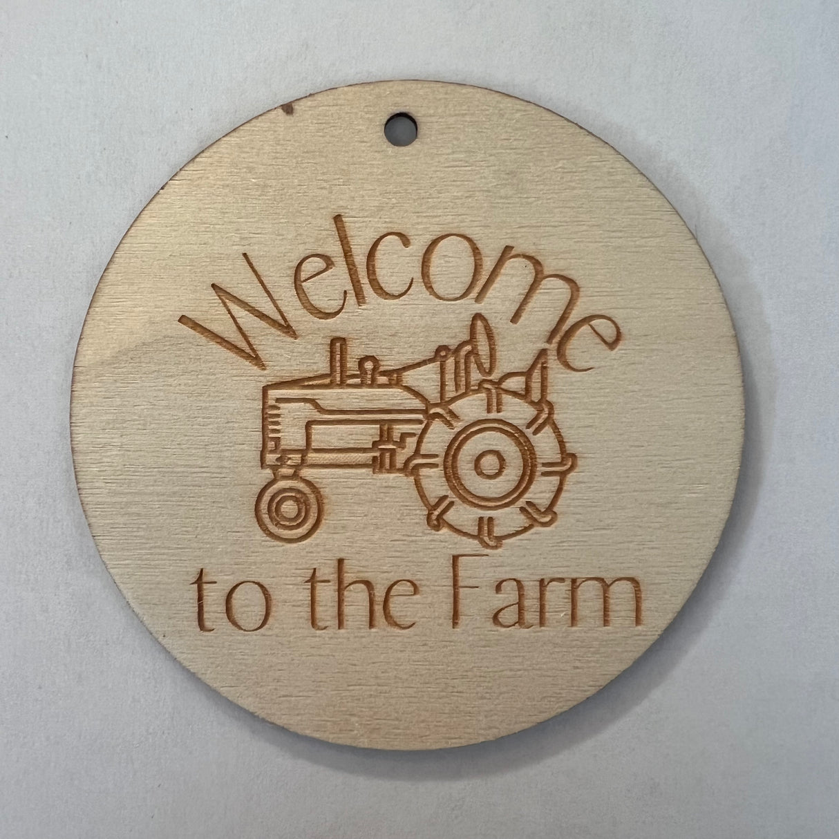 Wooden Disc Embellishment