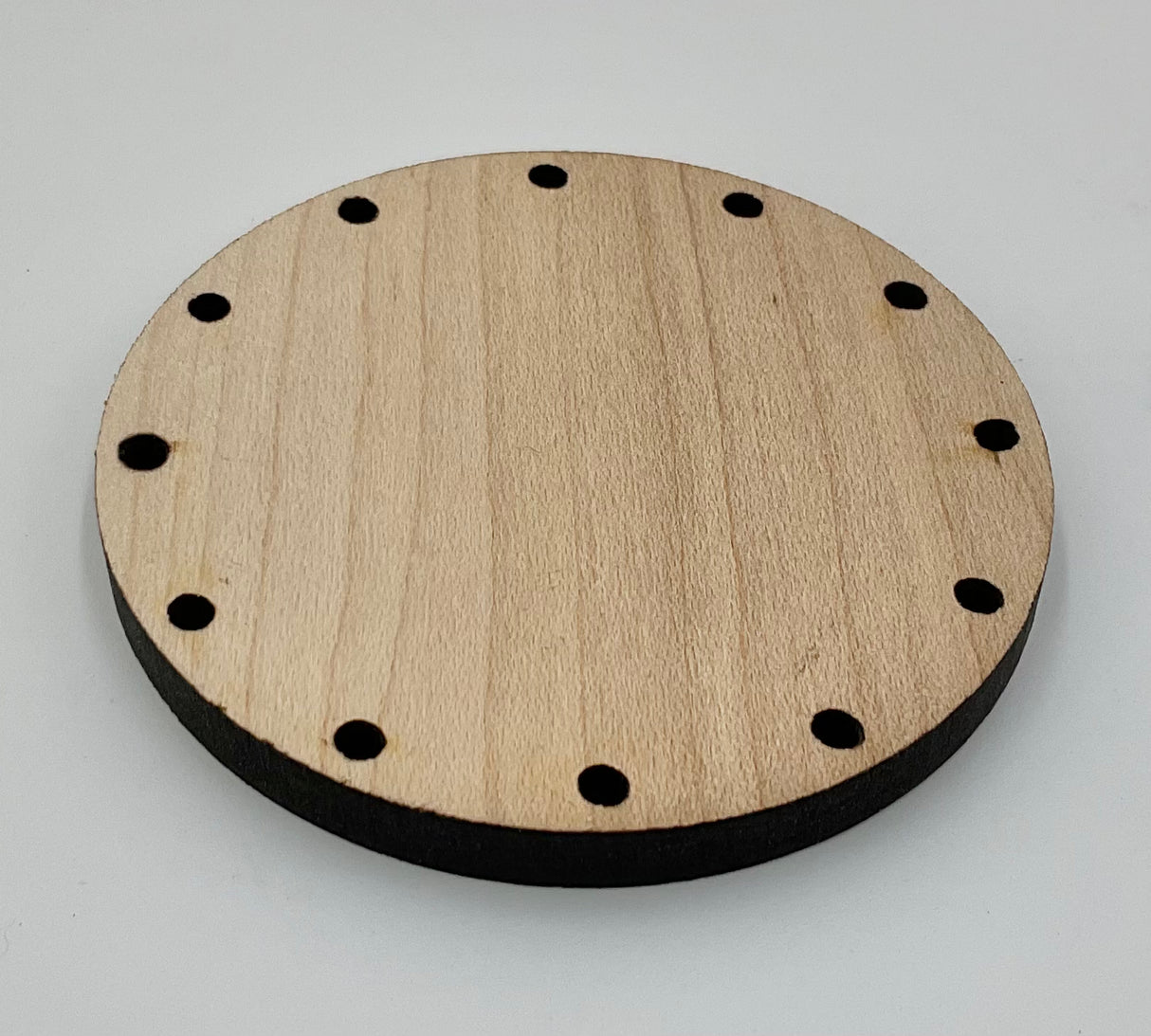 2.5" Round Drilled Base with 12 Holes