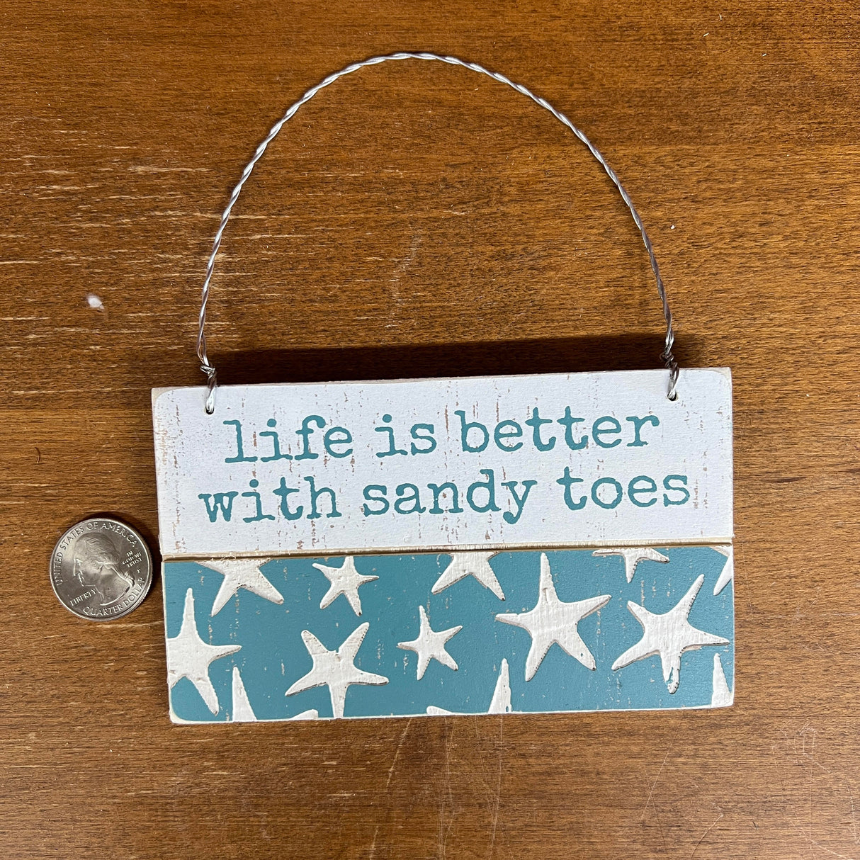 Life is Better with Sandy Toes Embellishment
