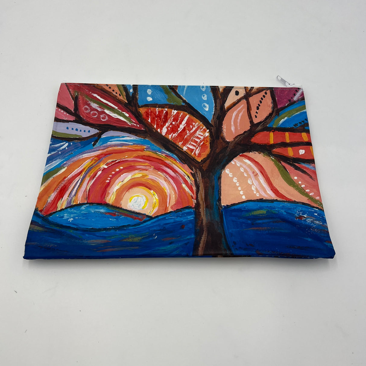 Zipper Tool Pattern Keeper Bag - Tree