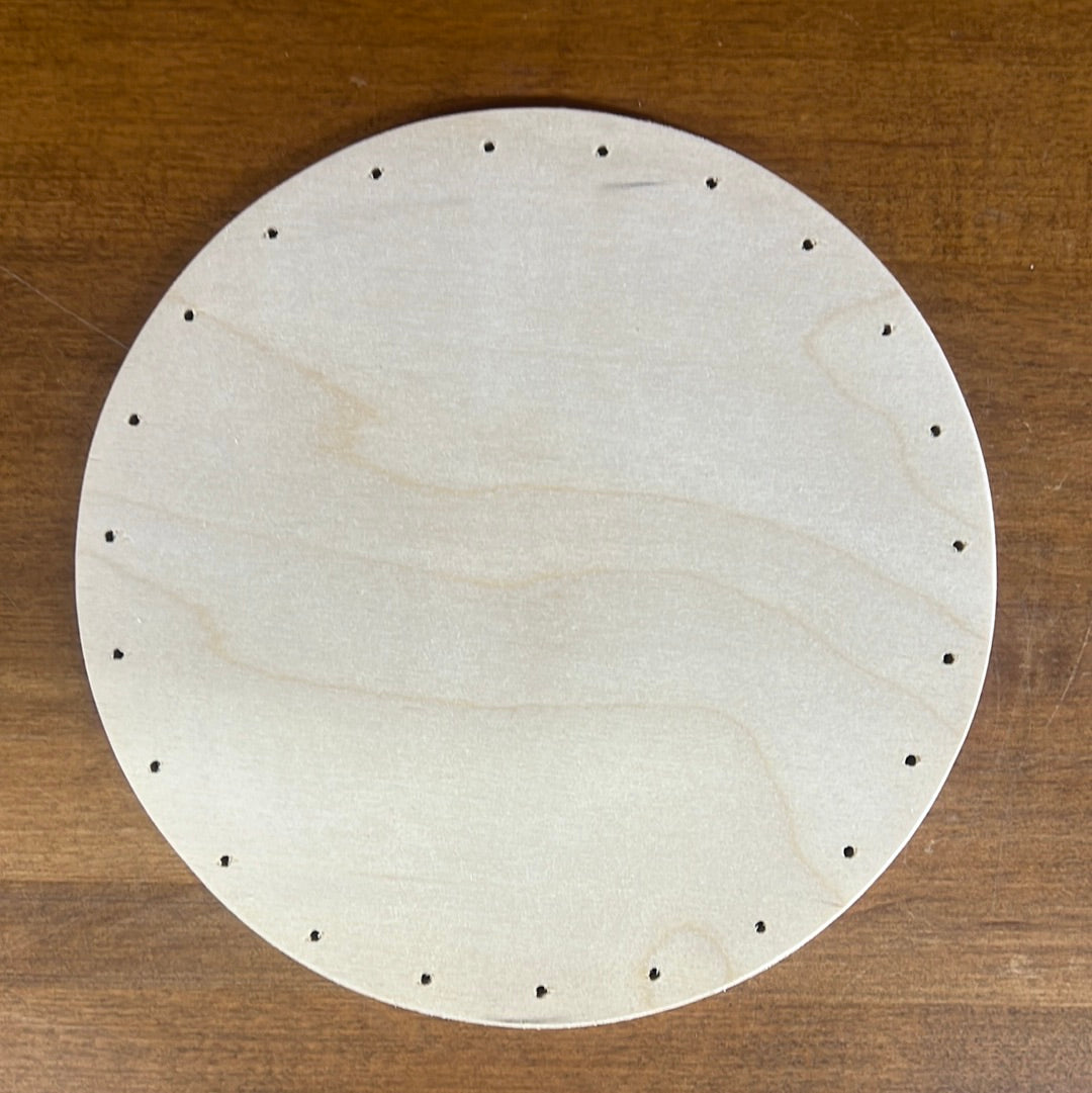 8" Round Drilled Base with 23 Holes