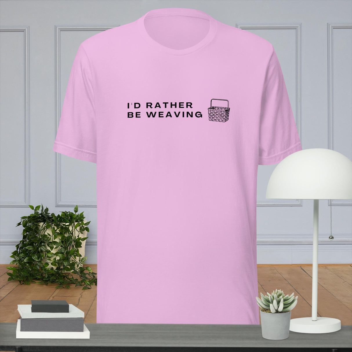 I'd Rather Be Weaving / Nutrition Facts - Unisex t-shirt