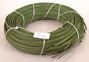 1 lb. - 1/4" Flat Green DYED--1 lb. bundle