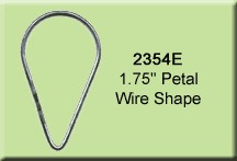 1.75 inch Petal Wire Shape
