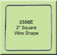 2 inch Square Wire Shape