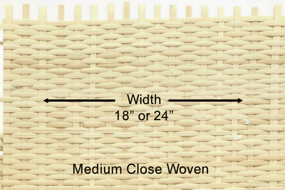 Medium Close Woven Cane Webbing 18" wide - Sold by the running foot